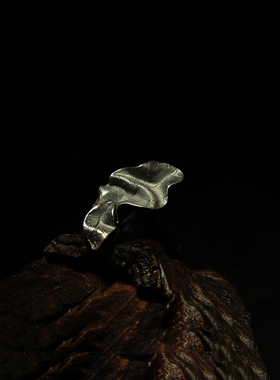 设计高级感手工个性纯银小众银戒