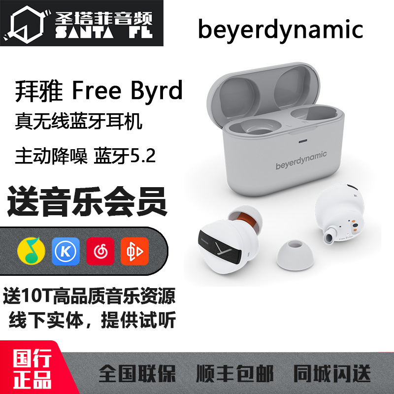 beyerdynamic/拜雅 费兰朵FREE BYRD真无线HIFI运动蓝牙耳机拜亚 影音电器 蓝牙耳机 原图主图