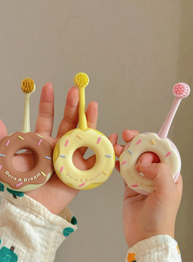 DoraADream朵拉的梦甜甜圈儿童乳牙刷软毛护齿0到3-6-12岁换牙期