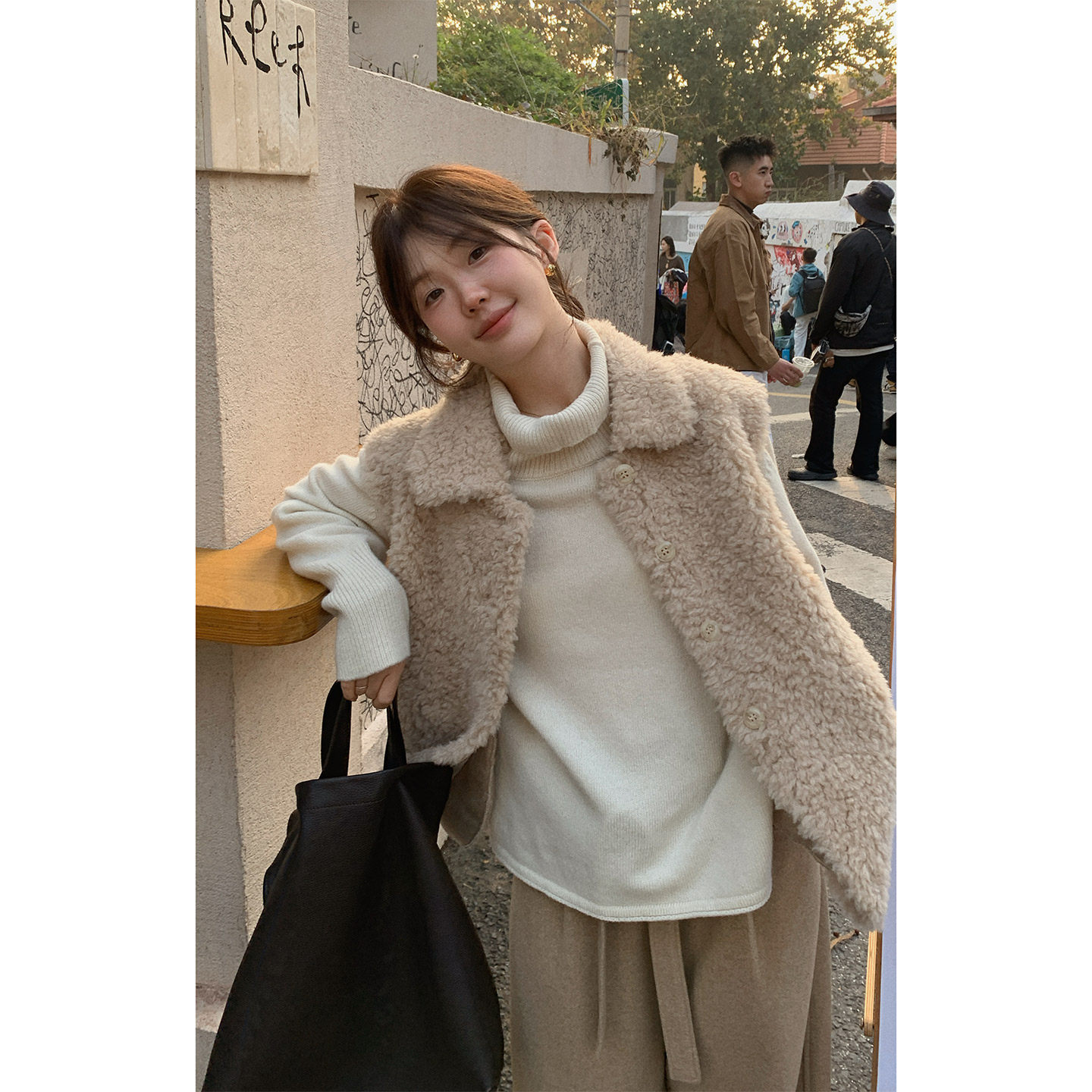 一三良品小个子 毛茸茸软糯羊羔毛颗粒绒马甲背心外套女冬短保暖,女装/女士精品,马夹,淘宝优惠券,粉丝福利购,淘宝优惠卷