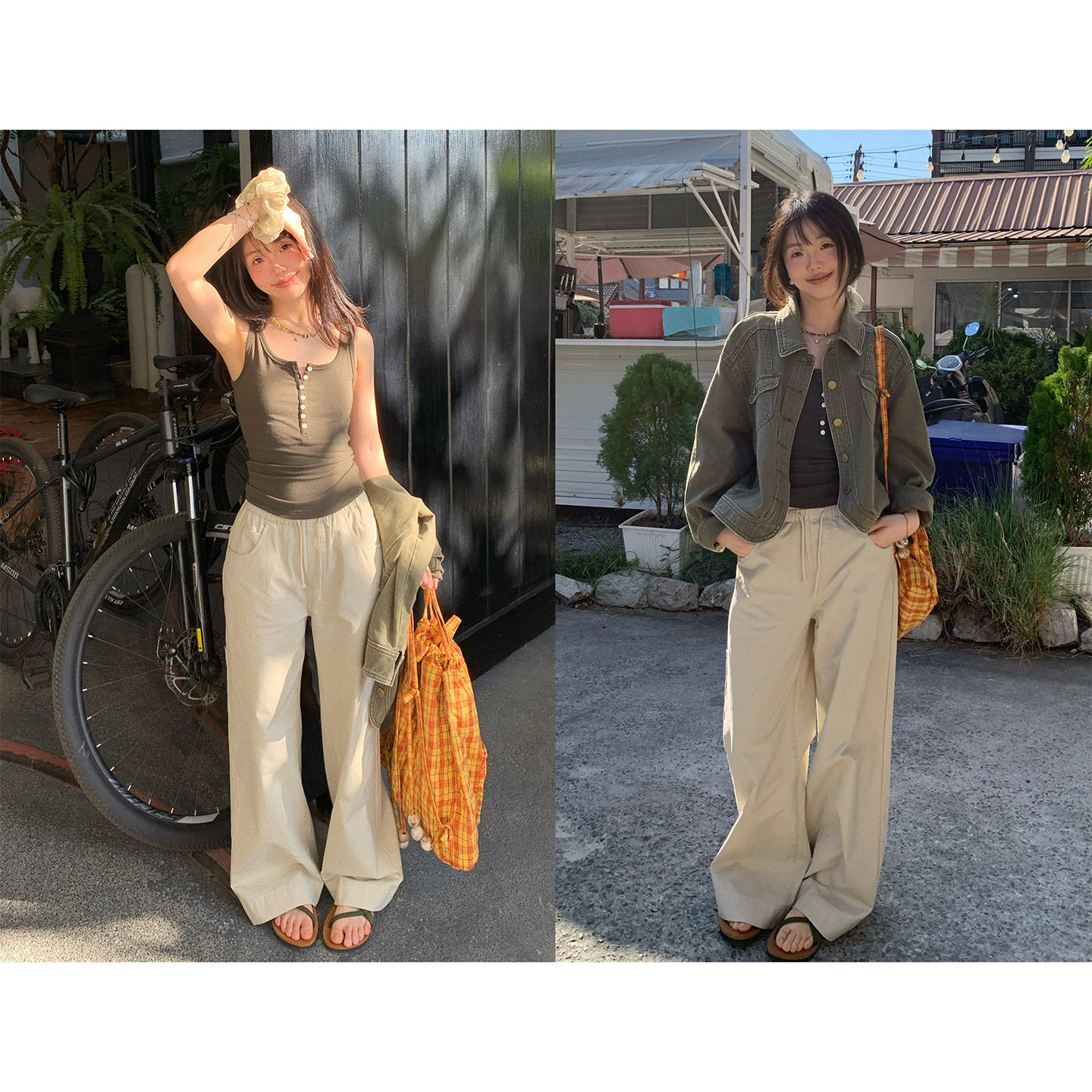 小个子吊带背心上衣打底T恤内搭