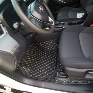 26款丰田RAV4荣放威兰达全包围脚垫大包围皮革保护垫防水耐磨脚垫