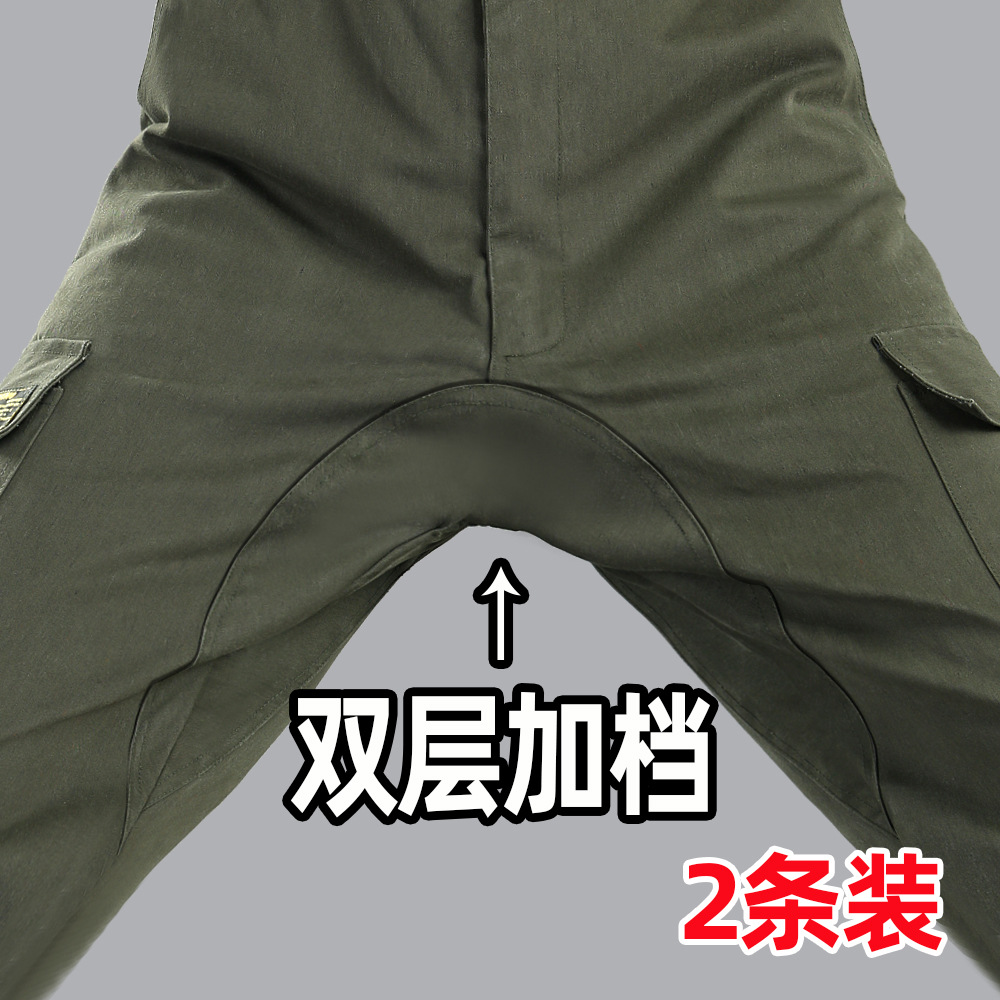 抗撕裂工装裤夏季工作裤男耐磨电焊建筑工地劳保服裤子男工作服士