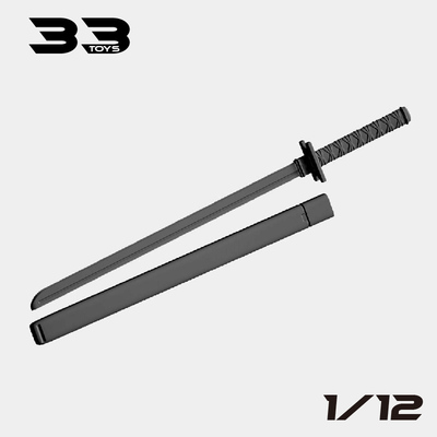 1/12mezco散货vtoys素体专用6寸忍者武器长刀忍者剑蛇眼可用