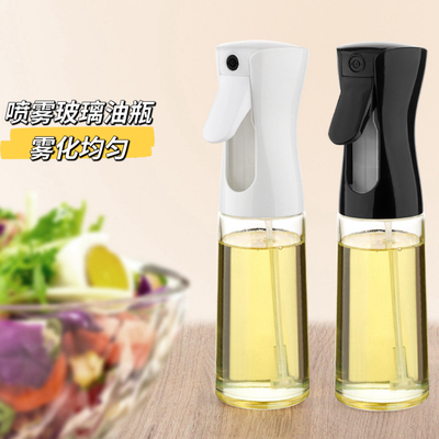 按压式雾化喷油瓶家用厨房食用油喷玻璃油壶烧烤空气炸锅喷壶zp
