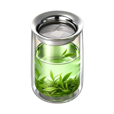 家用过滤泡茶壶玻璃单壶茶水分离杯懒人茶具双层办公室泡茶神器CJ
