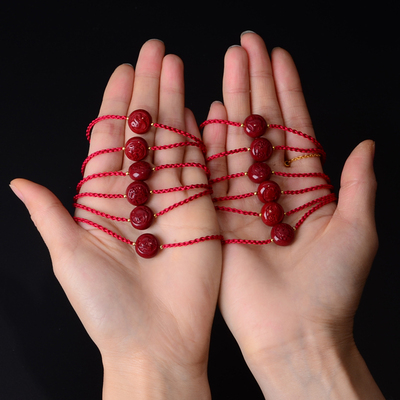 朱砂手链十二生肖鼠牛马羊猴鸡狗