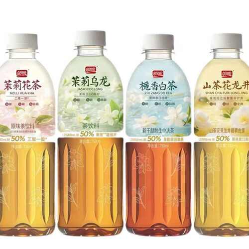 盼盼无糖茶750ml茉莉乌龙山茶花龙井栀香白茶瓶装0糖0脂0能量大瓶
