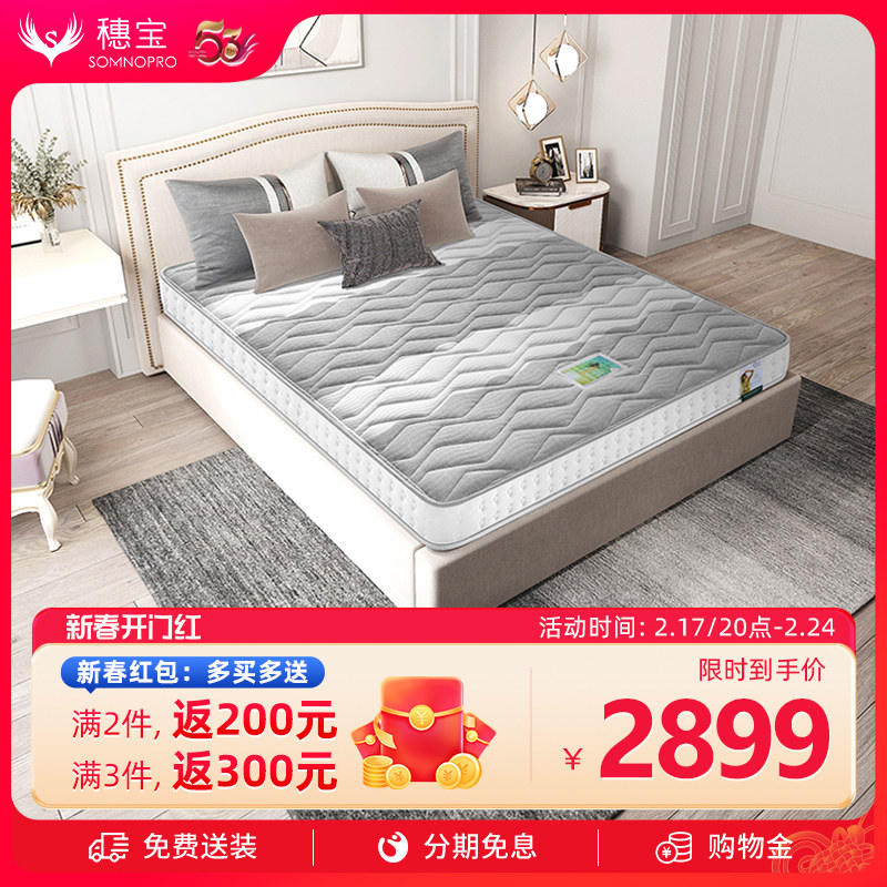 穗宝软硬双面凝胶记忆棉床垫 椰棕床垫硬垫 弹簧床垫Home·梦享者
