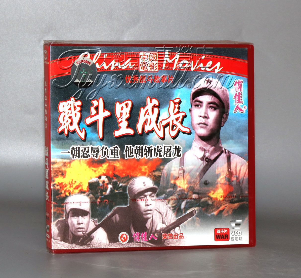 正版 战斗里成长(2vcd) 田丹 李建 张毓敏 贾六