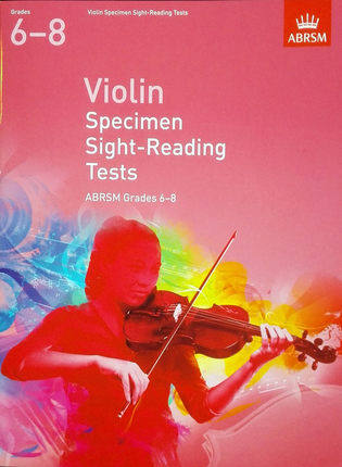 正版 英皇考级 小提琴视奏6-8级  提琴考级六七八级 英文原版教材