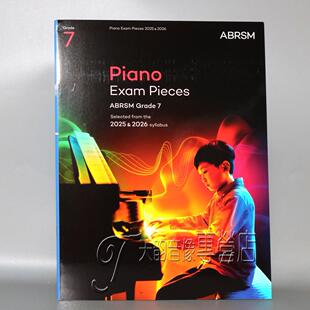 英皇钢琴考级作品Piano Exam Pieces7七级2025-2026年版英文原版