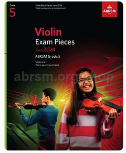 ABRSM2024新版英皇小提琴考级教材Violin Exam Pieces Grade5五级
