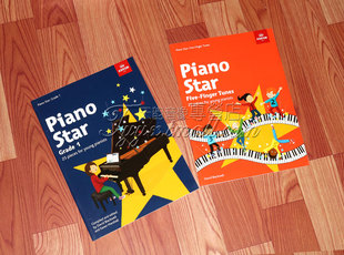 英文版 Star教材新曲目练习曲 英皇考级钢琴小星星教材Piano 正版