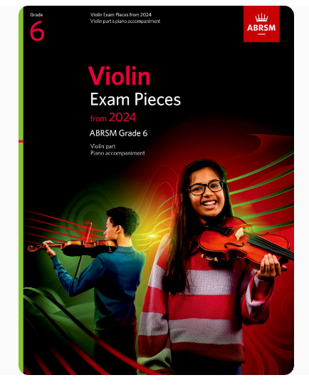 ABRSM2024新版英皇小提琴考级教材Violin Exam Pieces Grade6六级