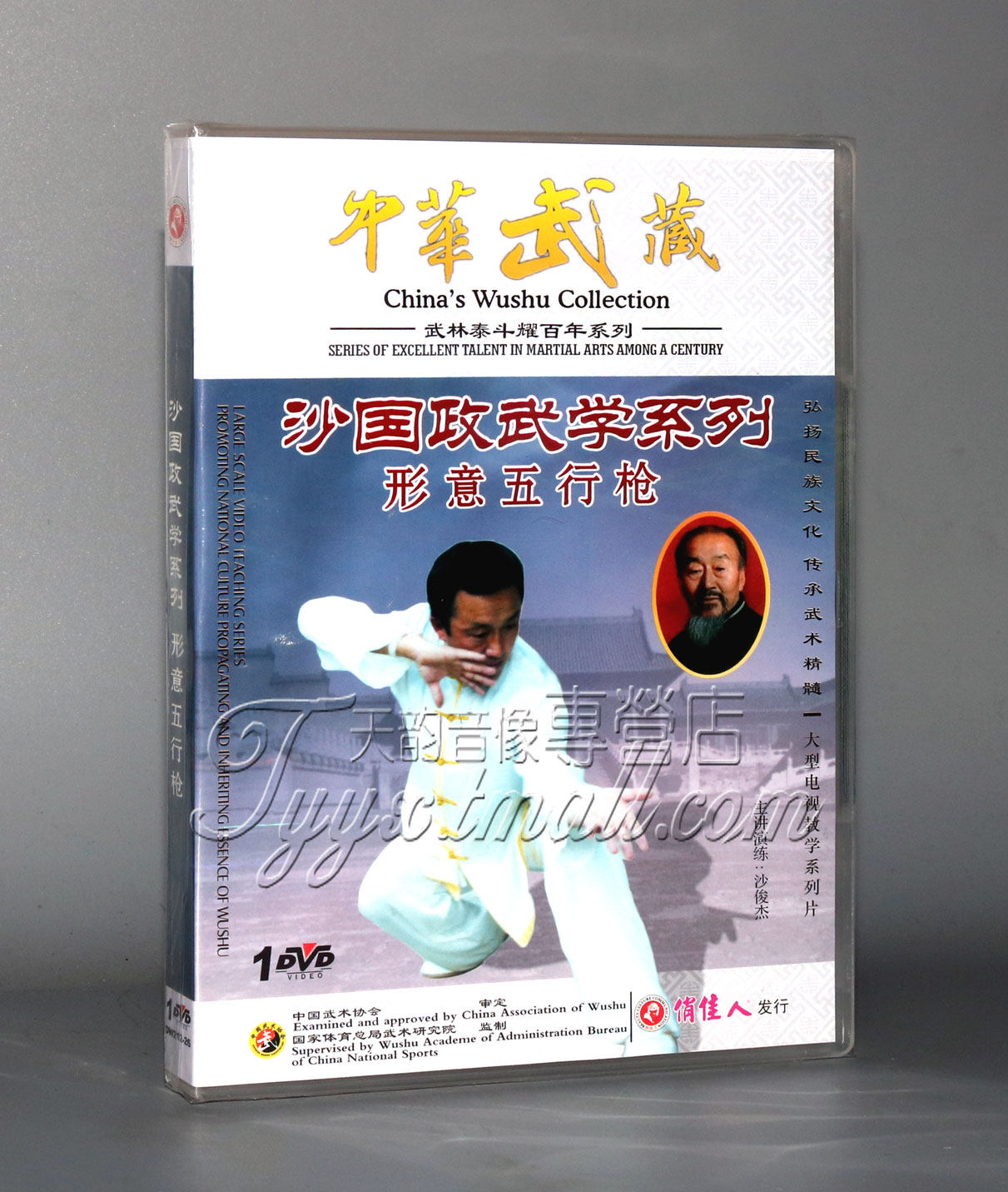 正版 沙国政武学形意 形意五行枪 1dvd 主讲:沙俊杰