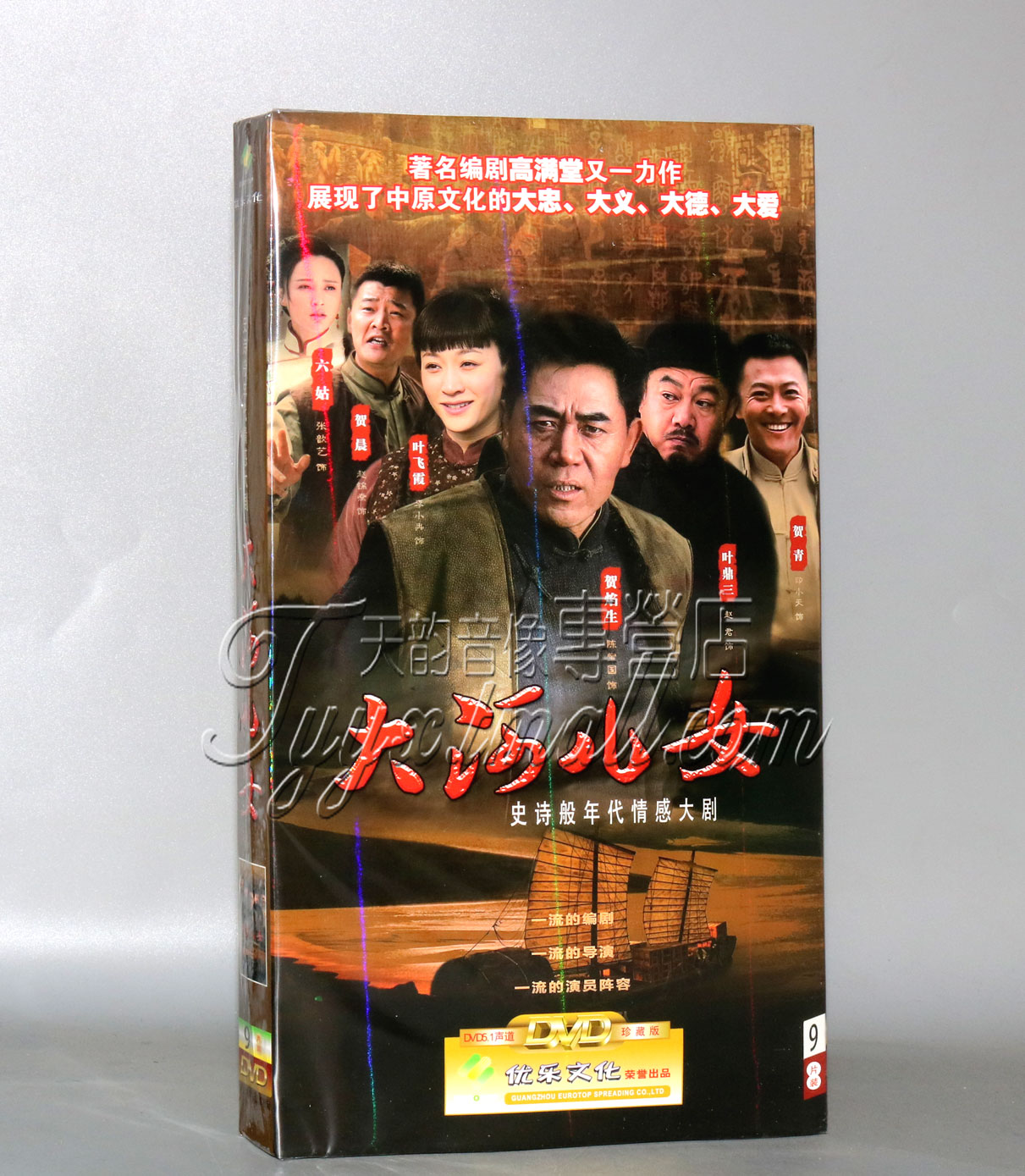 正版现货 电视剧 大河儿女 经济版 盒装9DVD陈宝国 李小冉 赵君