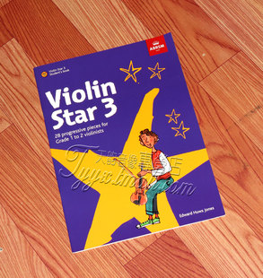 正版 STAR小提琴之星学生用书第三册附CD英文牛津 英皇考级VIOLIN