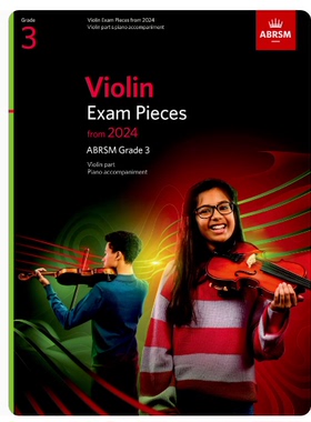 ABRSM2024新版英皇小提琴考级教材Violin Exam Pieces Grade3三级
