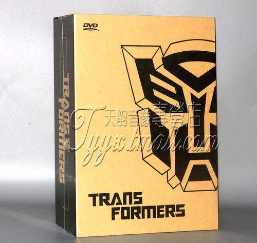 正版 变形金刚 14DVD9+DVD 纸盒收藏版84年美版英语原音动画片