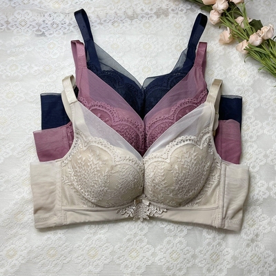 美思内衣聚拢中厚款舒适AB杯文胸