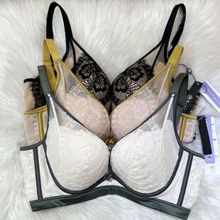 美人杯正品 S3软钢圈内衣性感小胸AB杯聚拢收副乳调整型文胸 中厚款