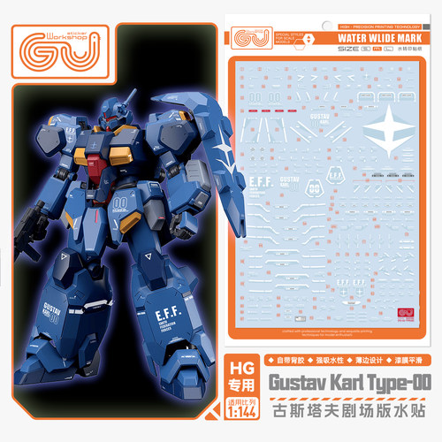 【GUGU】HG古斯塔夫高清水贴