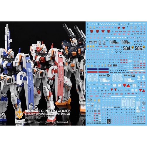 【炎】HGRX-78-4/5/6机荧光水贴