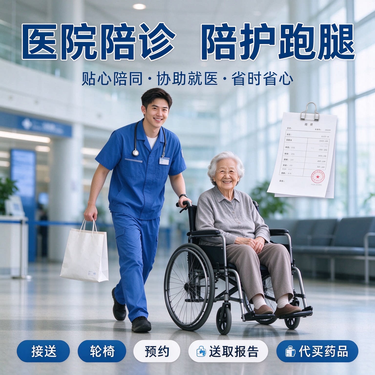 西安患者服务 陪同陪诊 陪护 带队 问诊 接送患者西安陪诊做了6年