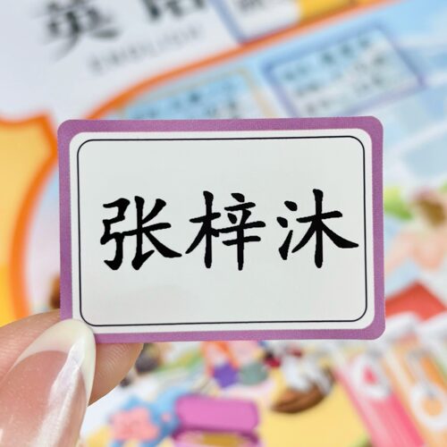 学科分类标签超大号名字贴
