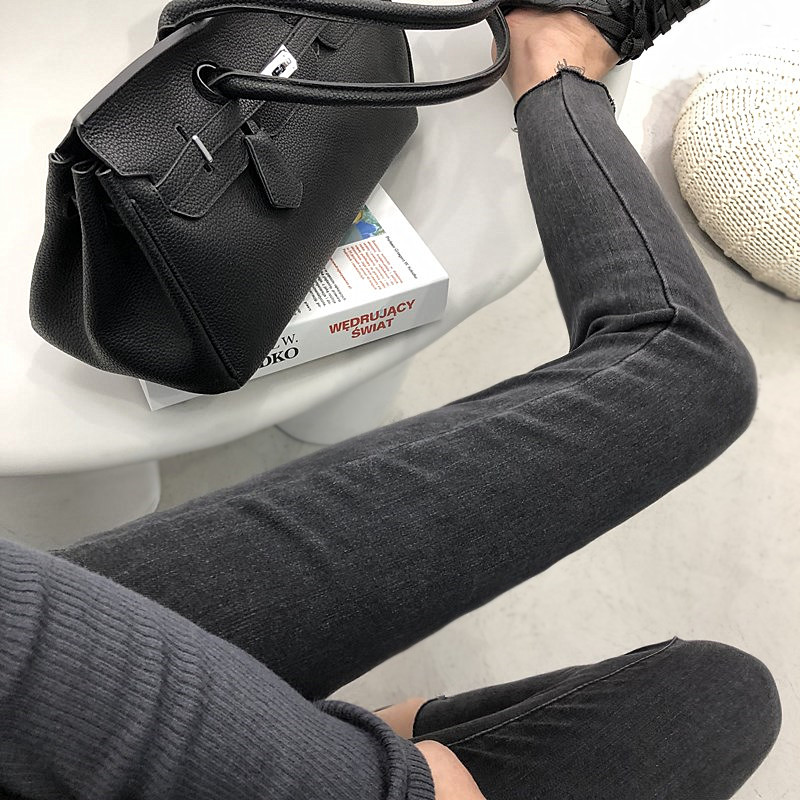 小脚铅笔裤九分超显瘦