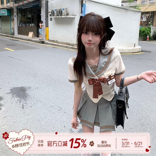 学院风水手服短裙套装蝴蝶结
