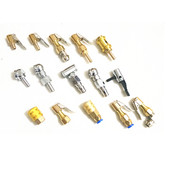 铜质轮胎快速充气夹头汽车气压表打气嘴胎压表加气嘴充气管夹气嘴