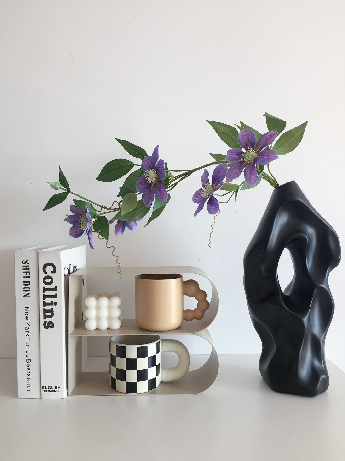 北欧ins风中古陶瓷摆件