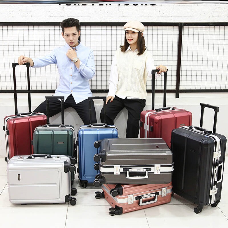 trunk right angle Aluminum frame lady man Exit chair charge sup Small suitcase 20 Inch aluminum frame travelin the Leather/Lady bags/Men's bag, Suitcase  category - from Buy2taobao.com to provide professional Taobao agent buy service