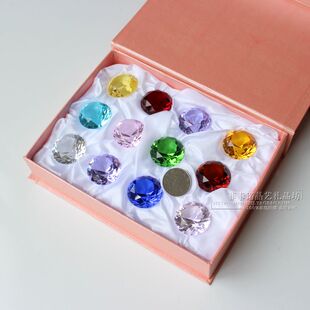 手机店眼镜珠宝水晶钻石柜台装饰品简约创意婚庆拍摄道具小摆件