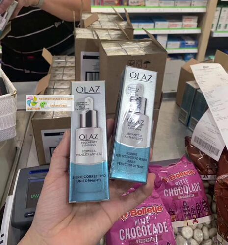 现货/荷兰进口代购欧版玉兰油Olaz光感小白瓶精华40ml平价小灯泡