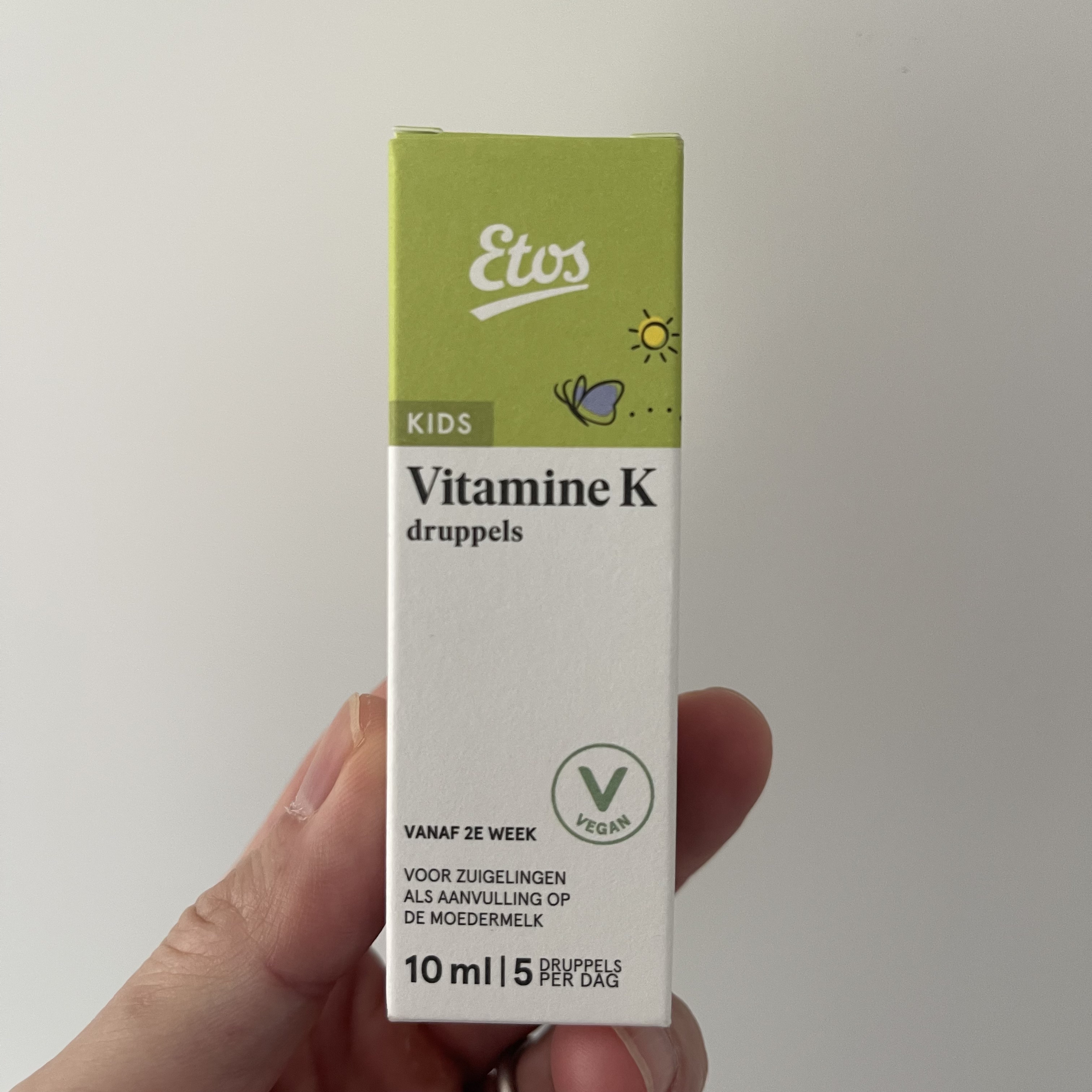 荷兰原装进口代购Etos维他命K婴儿维生素K滴剂新生儿适用