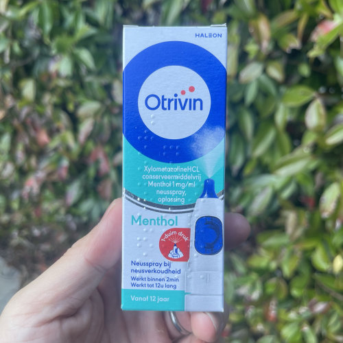现货/荷兰原装进口代购Otrivin安鼻灵薄荷清凉鼻腔喷雾缓解鼻塞