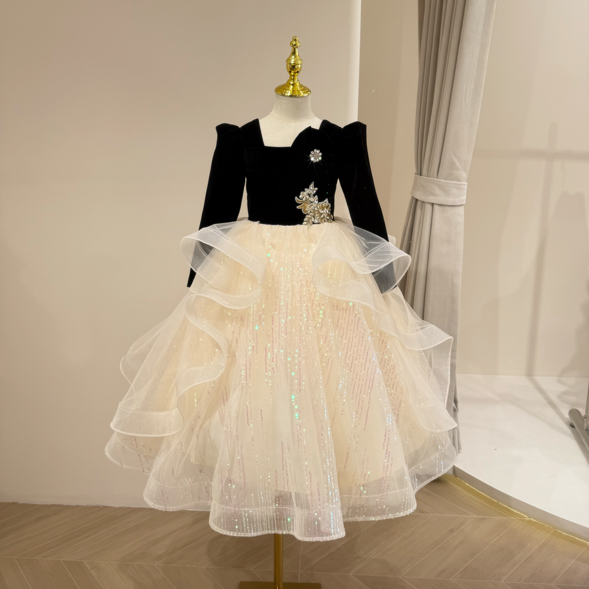 儿童礼服公主裙生日高端春晚演出