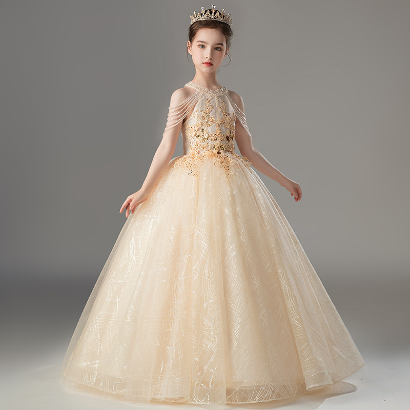 儿童礼服女童公主裙生日蓬蓬纱花童婚纱高端小主持人钢琴演出服夏,童装/婴儿装/亲子装,儿童礼服,淘宝优惠券,粉丝福利购,淘宝优惠卷