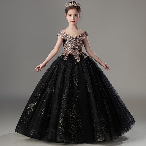 酷馨妮女童高端晚礼服钢琴公主裙