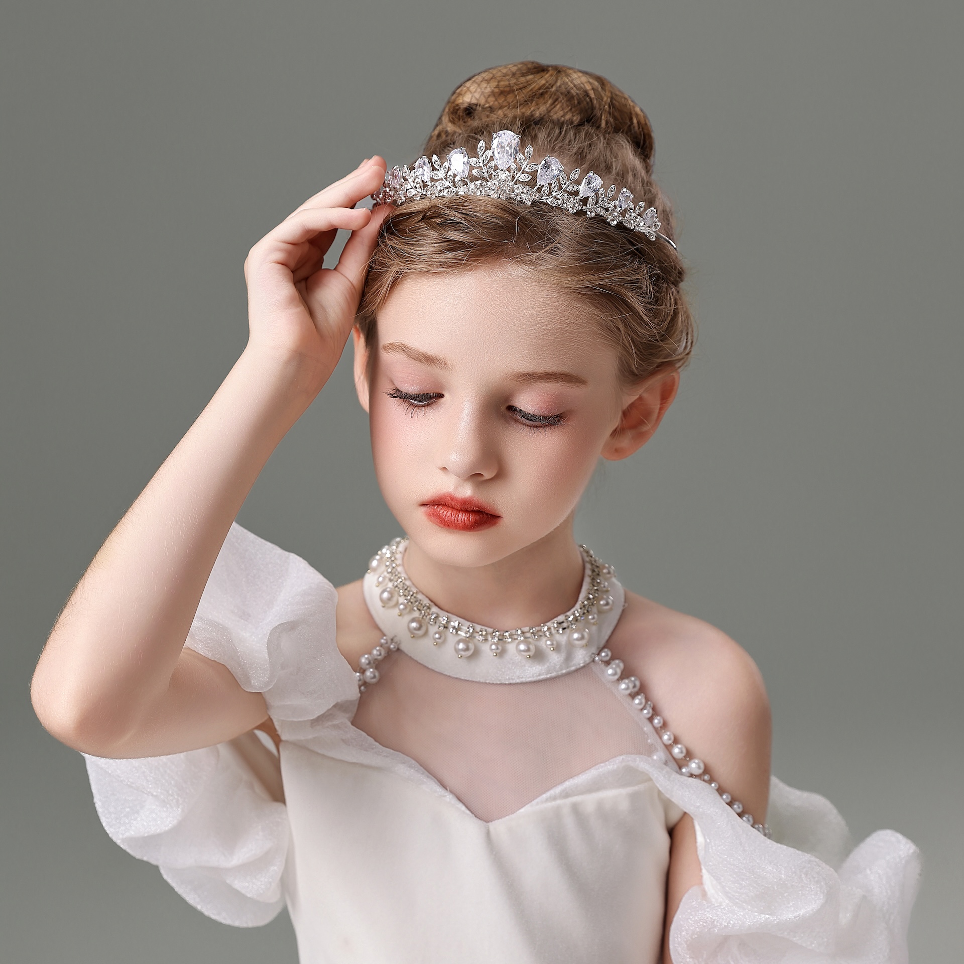 儿童皇冠头饰公主水晶发箍生日