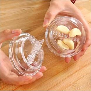家用塑料捻蒜盒压蒜器蒜泥器蒜蓉器捻蒜盒搅蒜器MY TX买一送一
