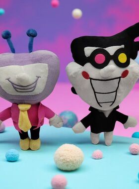 跨境新款DELTARUNE Deltarune Spamton Plush三角符文毛绒玩具