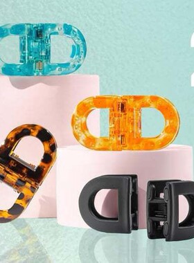 跨境 TK 爆品 Magnetic Hair Clips 时尚磁性发夹 ins 风豹纹百搭