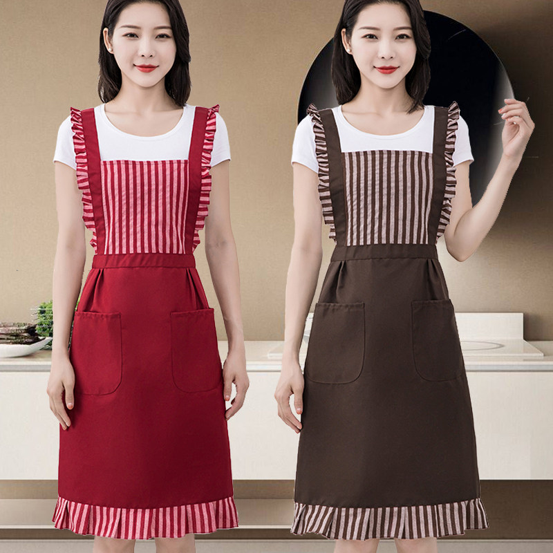 新款纯色围裙女家用厨房烹饪烘培防污无袖简约工作服网红做饭围腰,家庭/个人清洁工具,围裙,淘宝优惠券,粉丝福利购,淘宝优惠卷