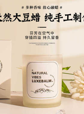 融蜡灯香薰蜡烛杯家用室内夜灯香氛植物精油多味道蜡烛块伴手礼