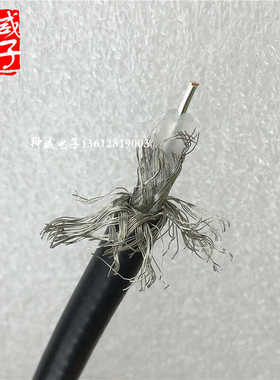RG223双层屏蔽镀银镀锡射频同轴馈线 50欧姆低损耗6G高频信号电缆