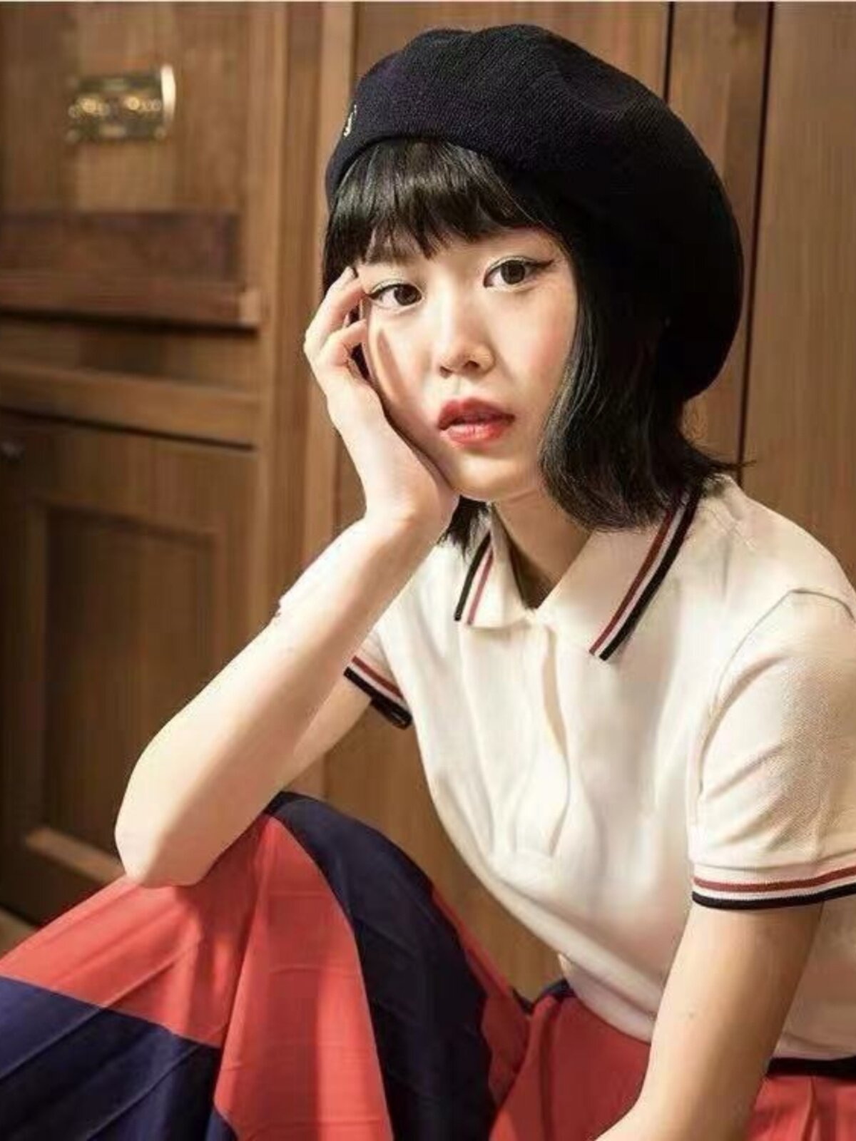 FRED PERRY 여름 여성 반팔 폴로 셔츠 FP 영국 밀 귀 슬리밍 캐주얼 FREDPERRY